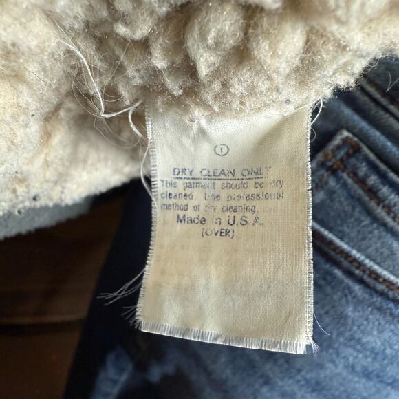 Vintage 1960s Wool Bomber Jacket Men’s L 42-44 Gray Red Lining Sherpa USA Made - Picture 16 of 16